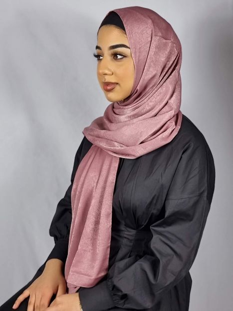 Rose Quartz Satin Silk Hijab