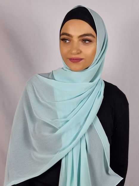 Soft Mint Premium Chiffon Hijab