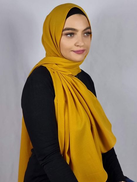 Golden Glow Basic Chiffon Hijab