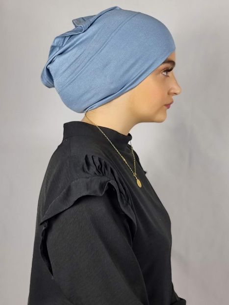 Blue Hijab Cap